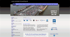 Desktop Screenshot of overseasforwarding.de